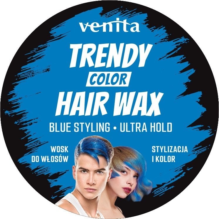 VENITA_Trendy Hair Wax wosk do włosów Blue 75g
