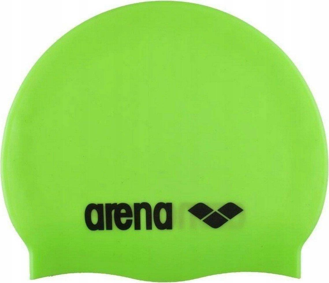 Arena Czepek Pływacki Classic Silicone 91662/65 Acid Lime/black
