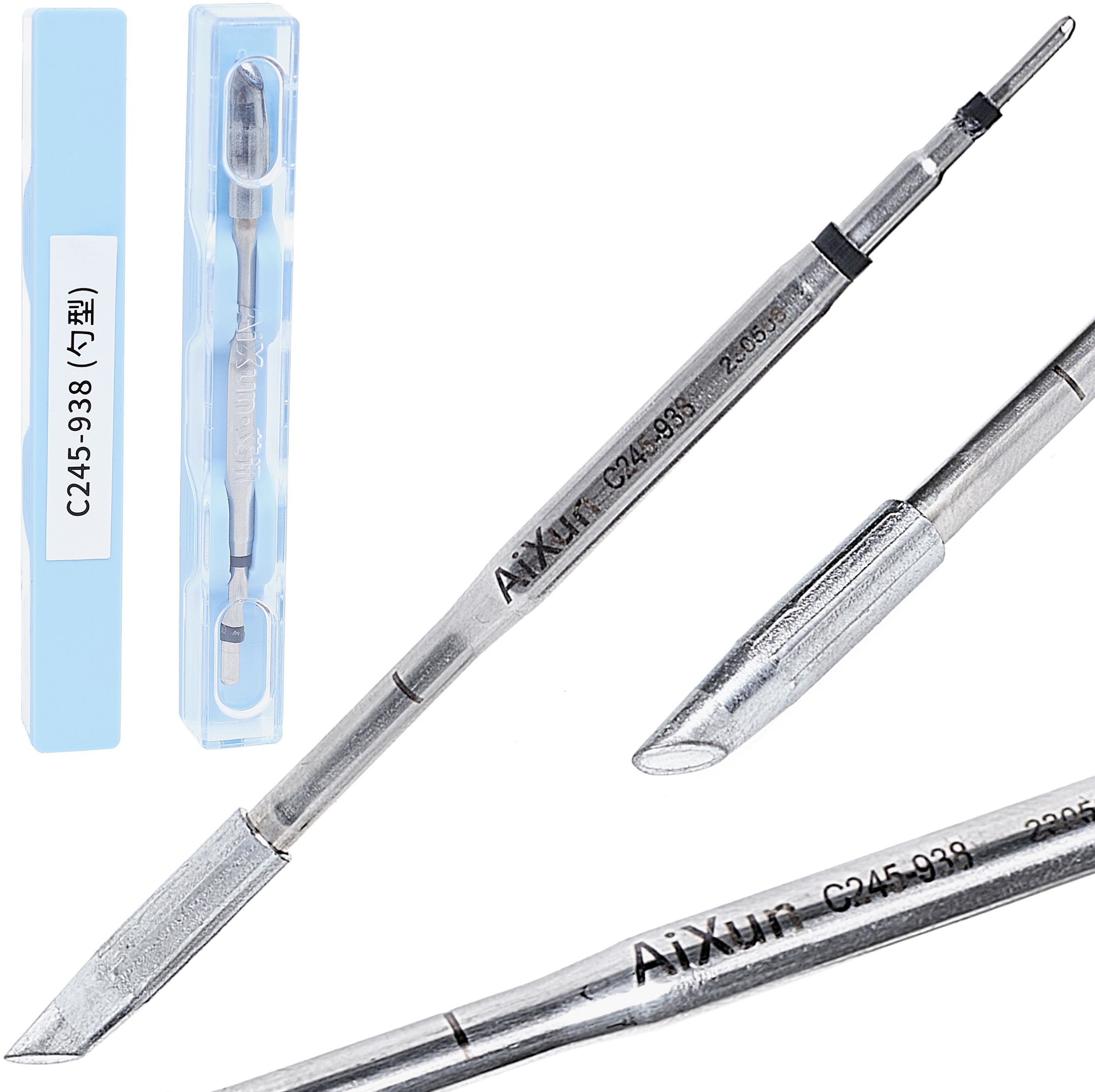 Grot z Grzałką Aixun 245 C245 Ścięty 4mm Cienki do Lutowania