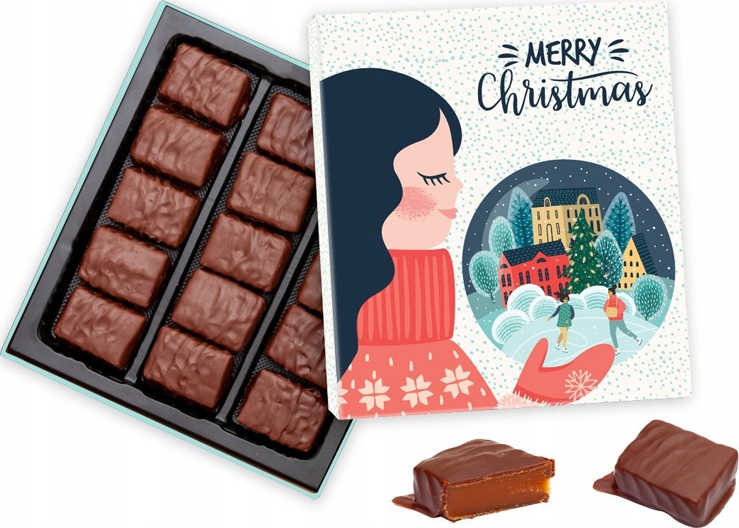 B&B Słodycze z Pomysłem Bombonierka z krówkami w belgijskiej czekoladzie