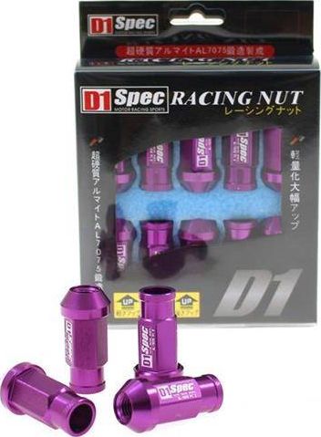 MTuning_F Nakrętki D1SPEC Replica Race M12x1.25 Purple