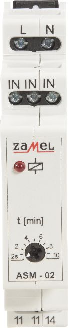 Zamel Automat schodowy 16A 230V AC 1Z 2sek-10min IP20 ASM-02 (EXT10000006)