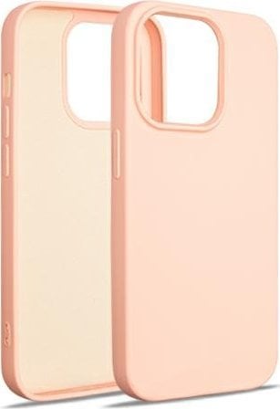 Beline Beline Etui Silicone iPhone 15 Pro 6,1" różowo-złoty/rose gold