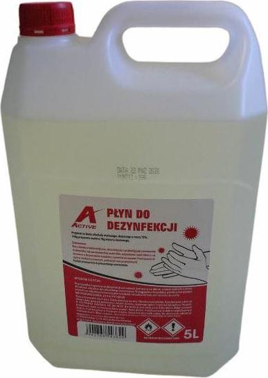 Carcommerce PŁYN DEZYNFEKCYJNY ACTIVE - 5L. 70%