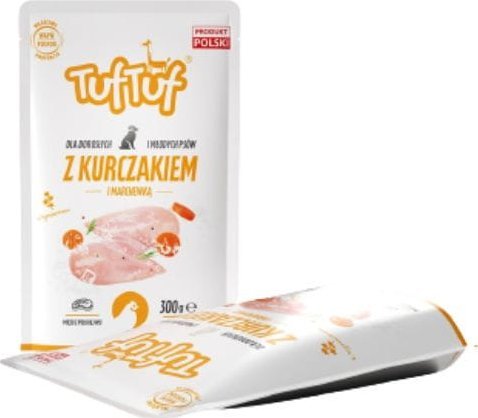 BULT TUF TUF Saszetka mielonki dla psa Kurczak z Marchewką 300g