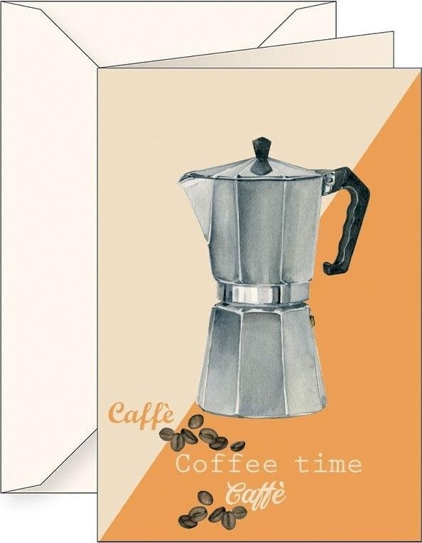 Karnet B6 + koperta 5996 Kawiarka