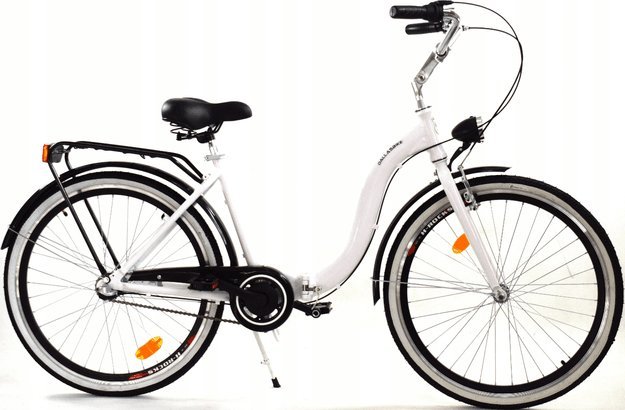 Dallas Bike Rower Dallas Składak Alu 26" 3spd - biały z czarnym