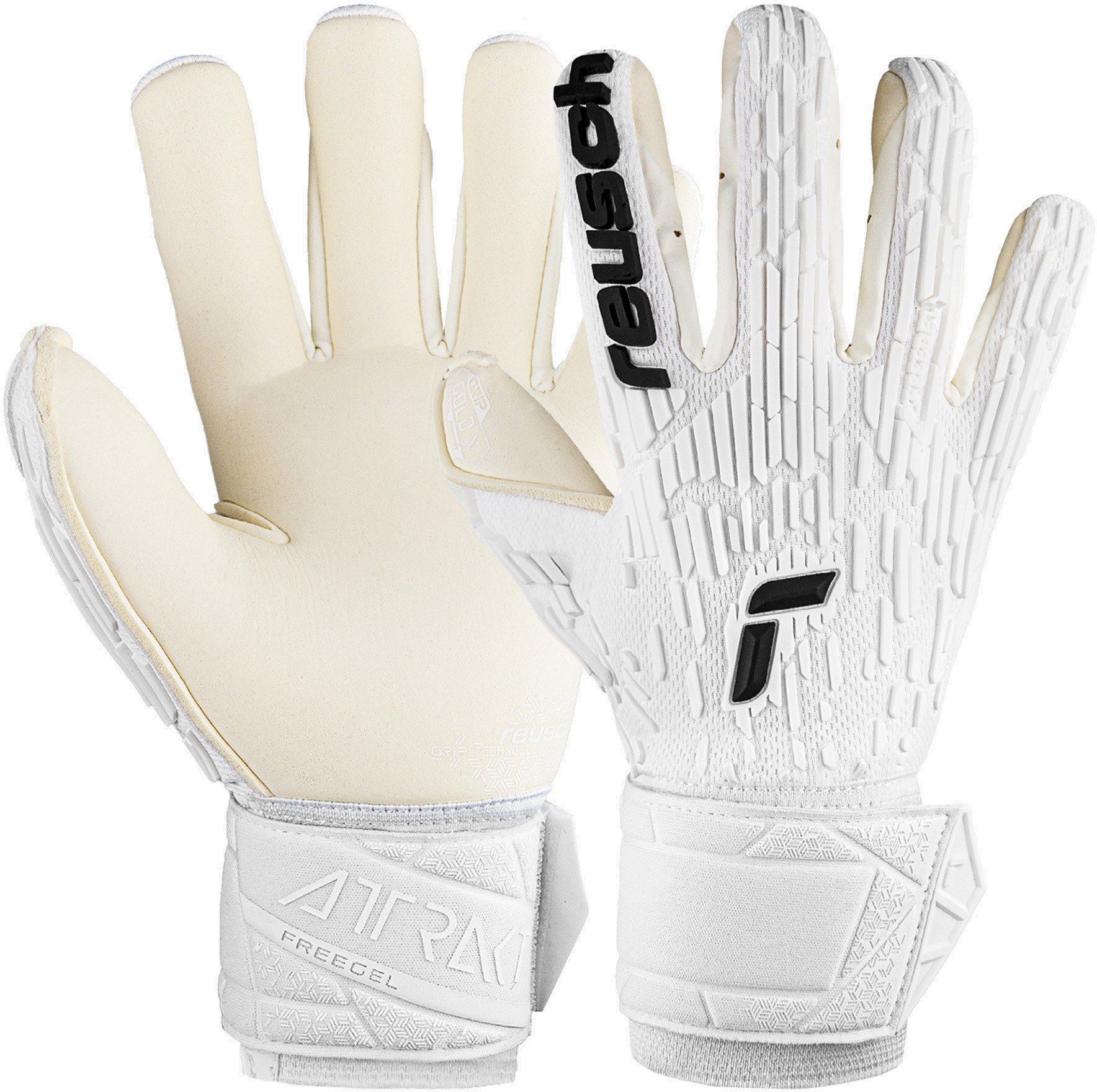 Reusch Attrakt Freegel Gold X 8 białe