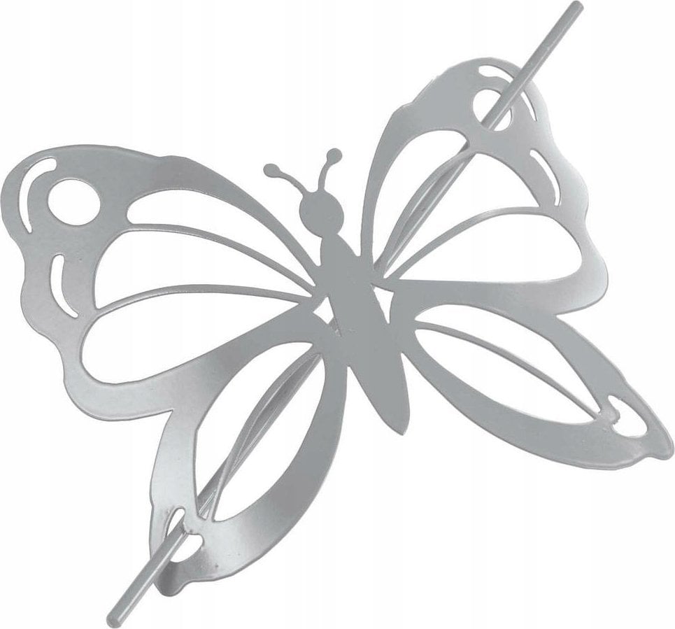 Douceur d`Interieur Spinka do zasłony szara MOTYL, 1 sztuka