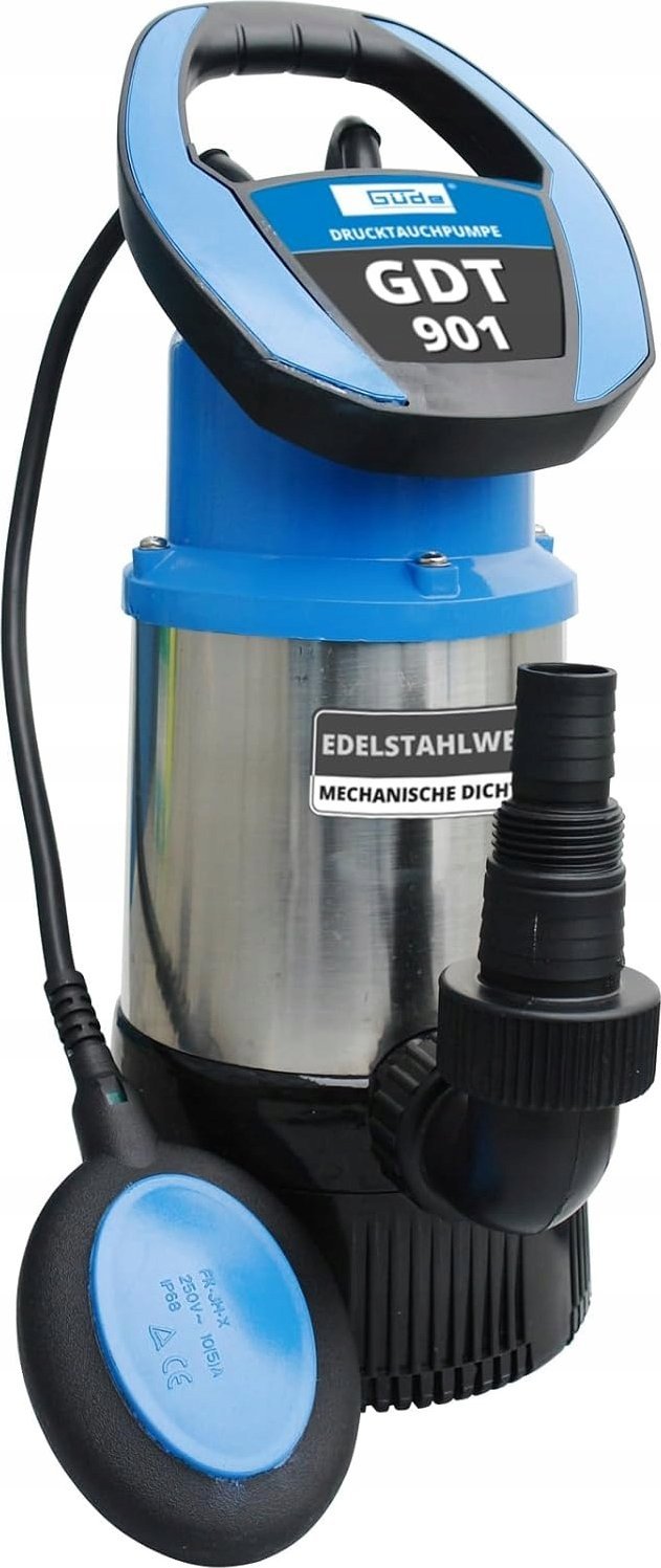 Gude Pompa zatapialna do wody czystej brudnej Gude GDT 901 800 W 5500 l/h nowa