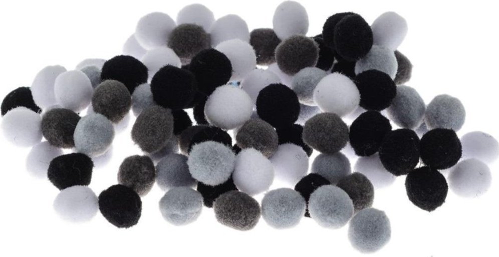 BREWIS Pompony szare 10mm 100szt