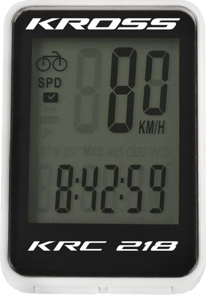 Kross Komputerek Kross KRC 218 18-funkji przewodowy czarno-biały Uniwersalny
