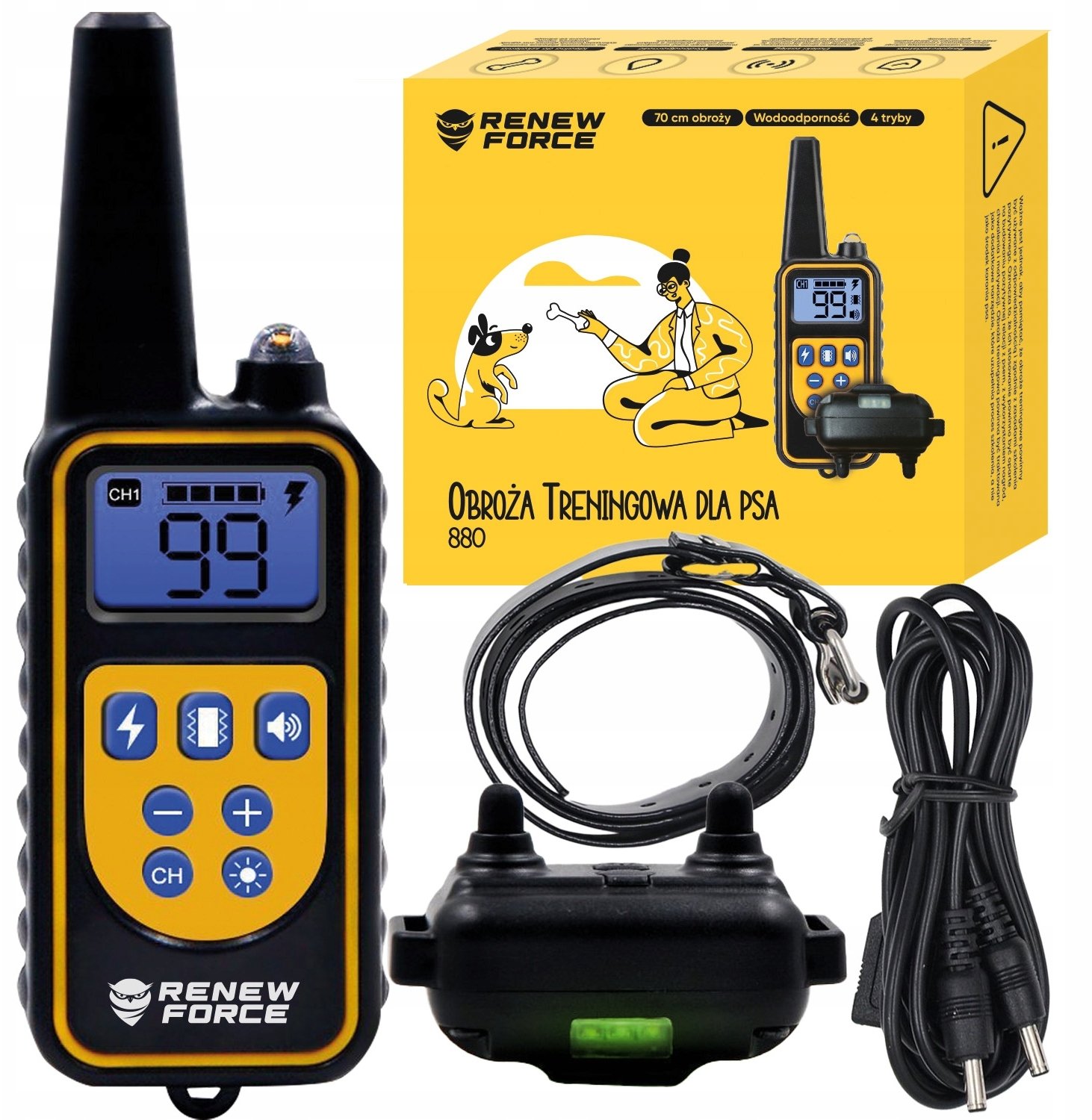 Renew Force obroża treningowa uniwersalny trening