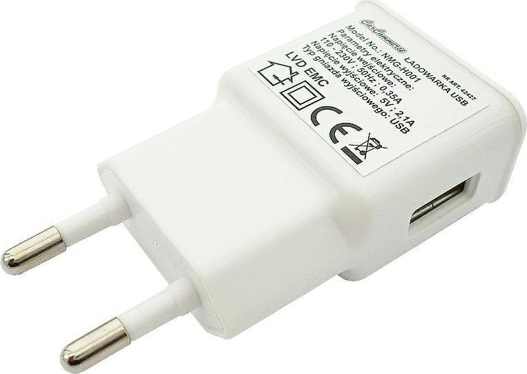 Ładowarka Carcommerce ŁADOWARKA SIECIOWA - USB 2,1A