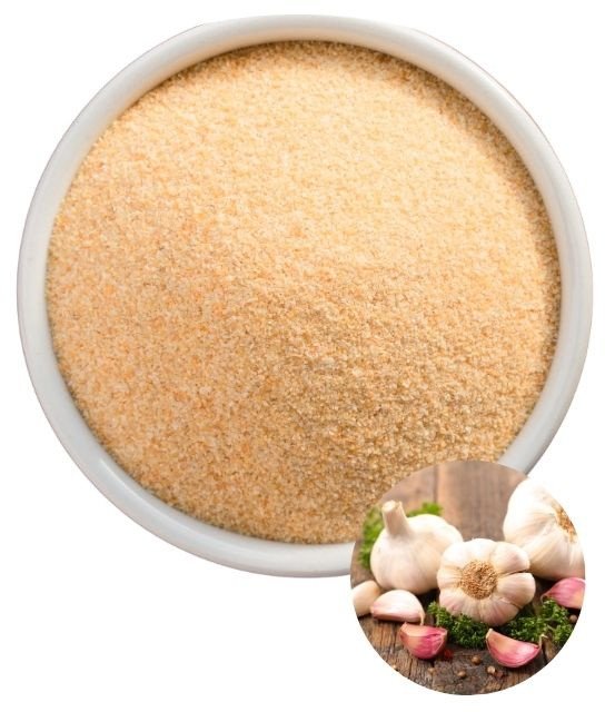 Czosnek suszony granulowany mielony w proszku drobny bez konserwantów do marynat sosów jogurtu 200g