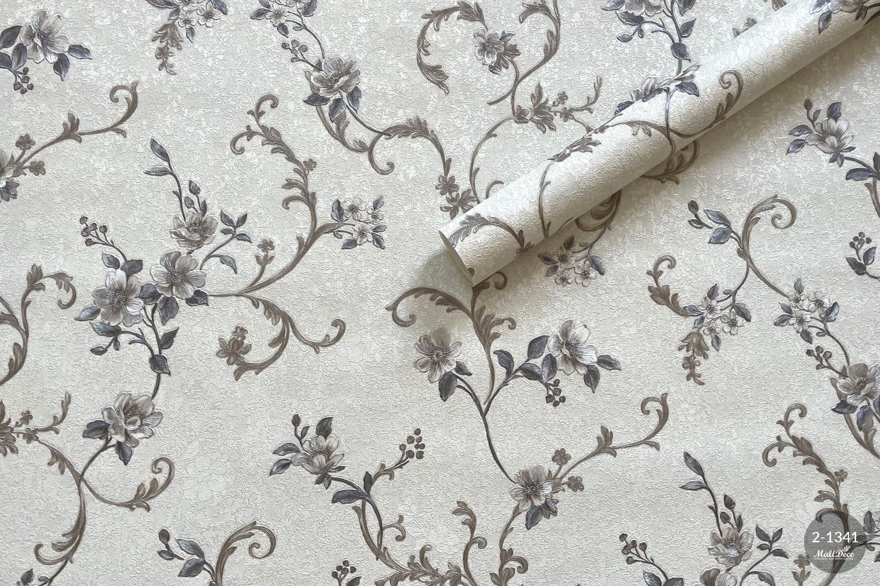 MallDeco MODEL TAPETY WINYLOWEJ KIARA DECOR MLECZNE CAPPUCCINO