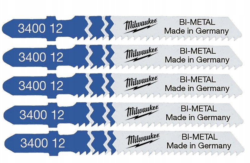 Brzeszczot teowy do wyrzynarki zestaw brzeszczotów do metalu 5szt MILWAUKEE