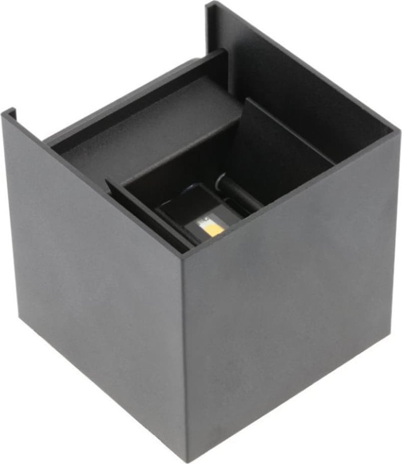 Lampa sufitowa GTV Oprawa LED MISSOURI-K, 7W,540lm IP54,IK08,4000K,kwadrat,czarny LD-MISS7WKC-NB