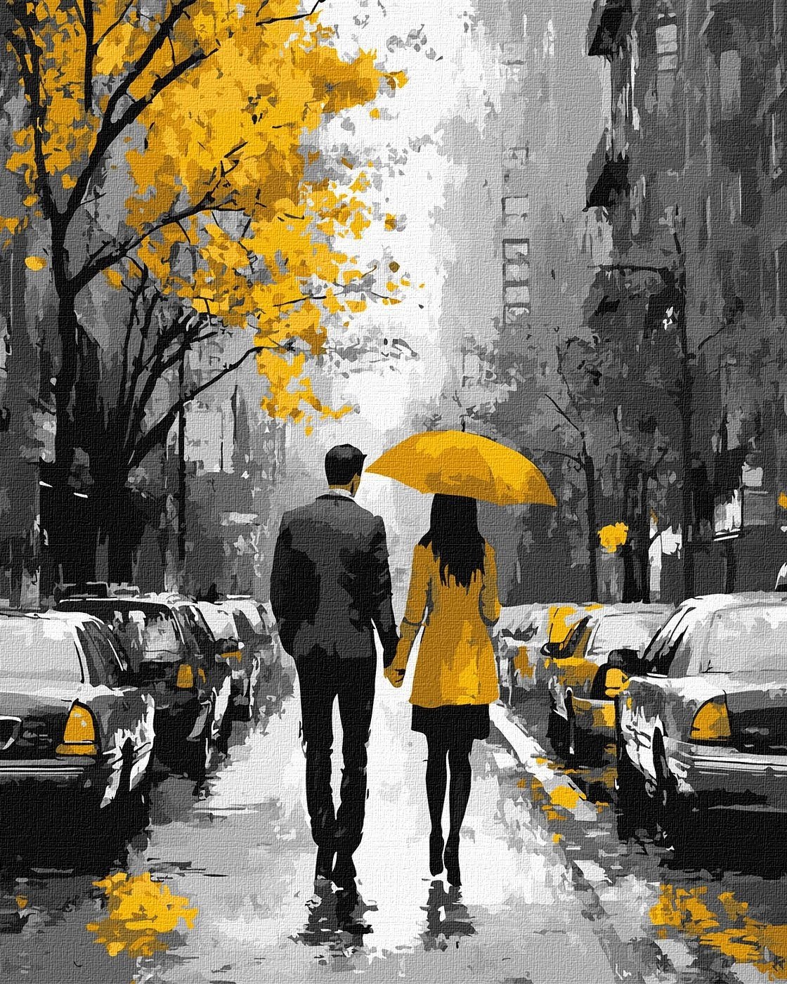 Malowanie po numerach - Przez romantyczne ulice