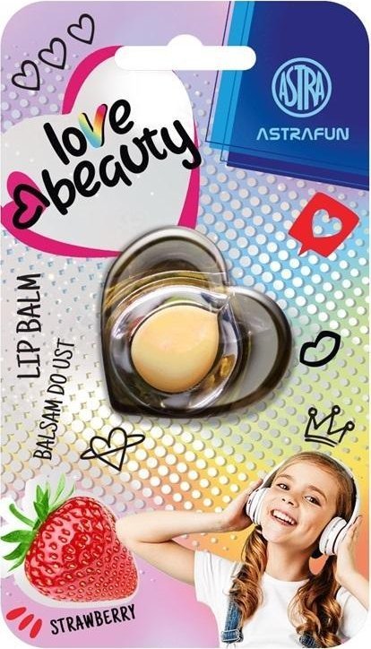 Balsam do ust Heart truskawka ASTRAFUN