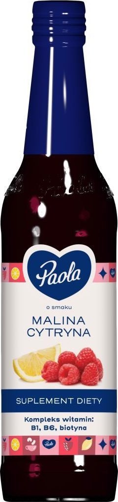 Paola Paola Syrop o smaku malinowym z cytryną 430 ml