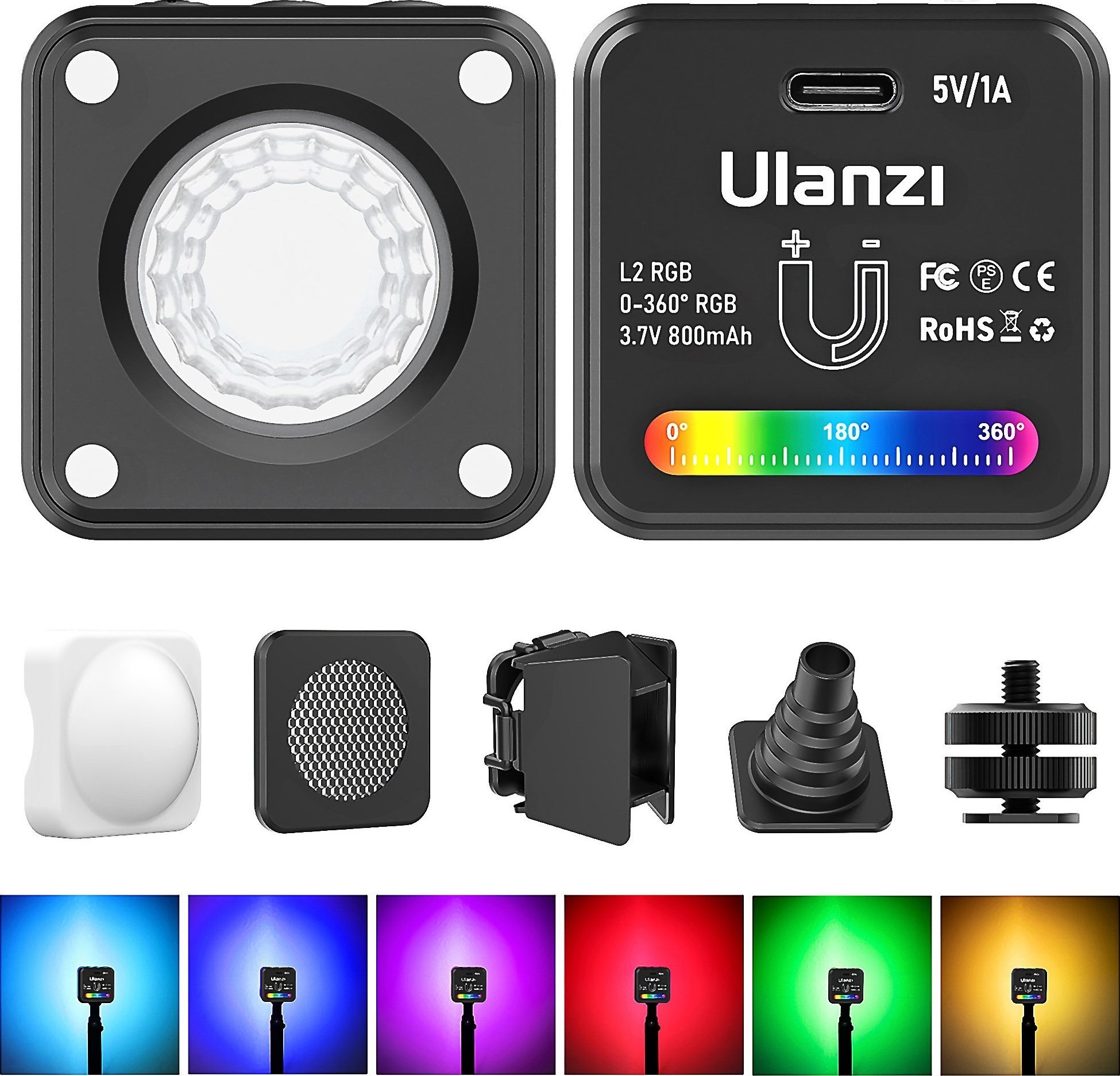 Ulanzi Ulanzi L2 lampa LED RGB