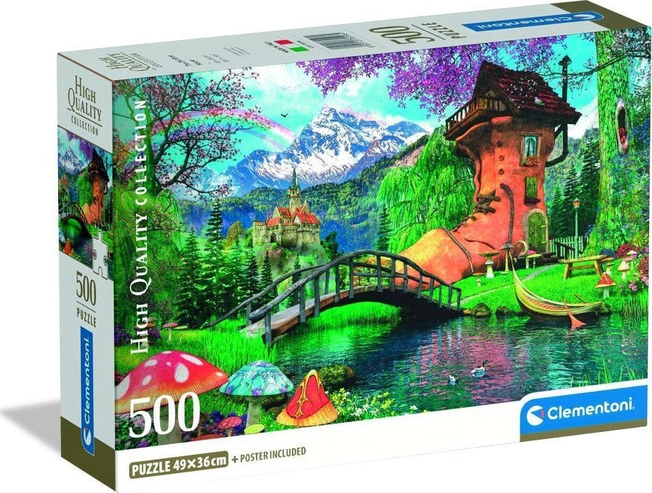Clementoni Puzzle Compact The Old Shoe House 500 elementów (35596)