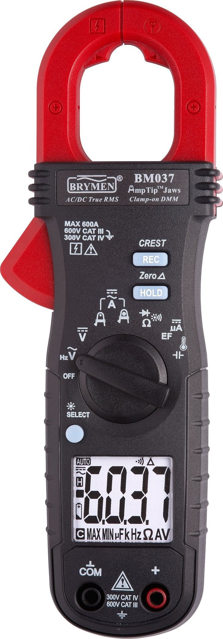Brymen Miernik cęgowy 600A AC/DC TRMS Brymen BM037