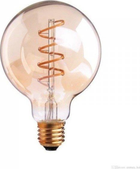 V-TAC Żarówka LED V-TAC 6W Filament E27 Kula Glob G125 Bursztyn 125x173mm VT-2126 2200K 400lm