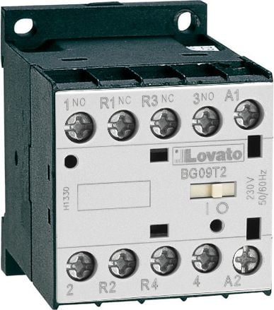 Lovato Electric Stycznik pomocniczy 9A 2Z 2R 230V AC/DC (11BG09T2A230)