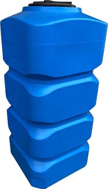 UHP Zbiornik plastikowy 750 l BK (wym. 73 x 73 x 162 cm)