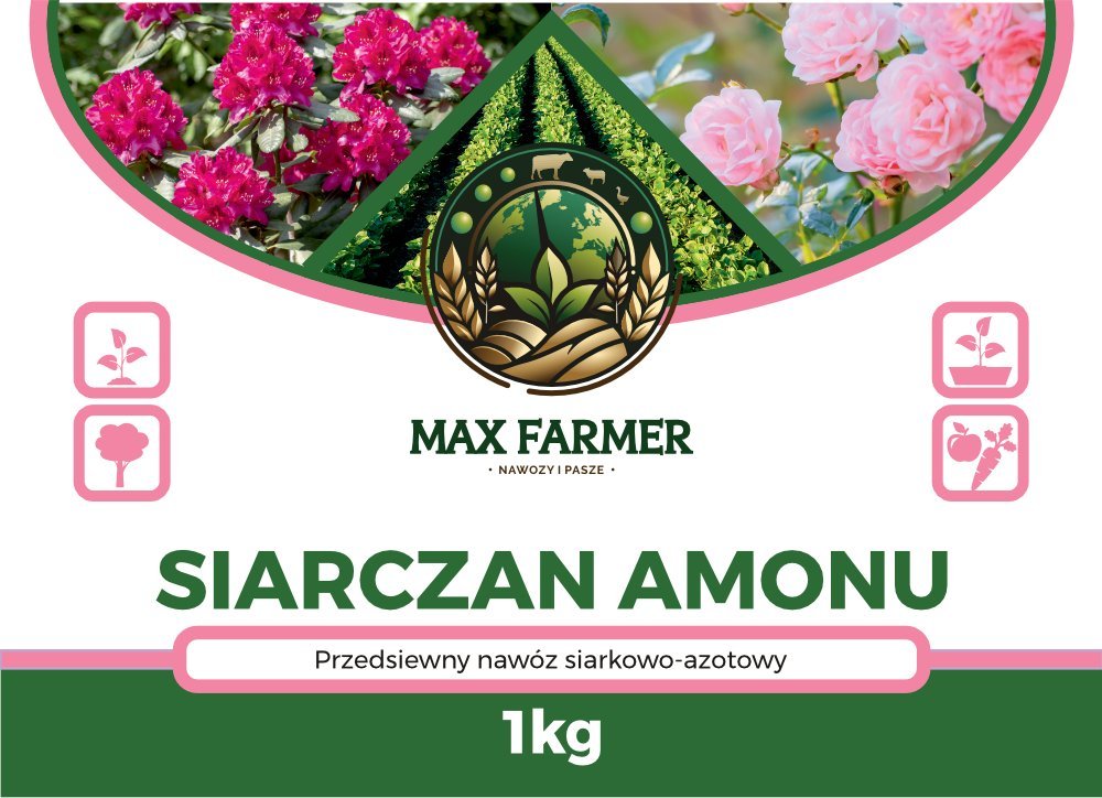 Siarczan amonu MAX FARMER 1kg nawóz