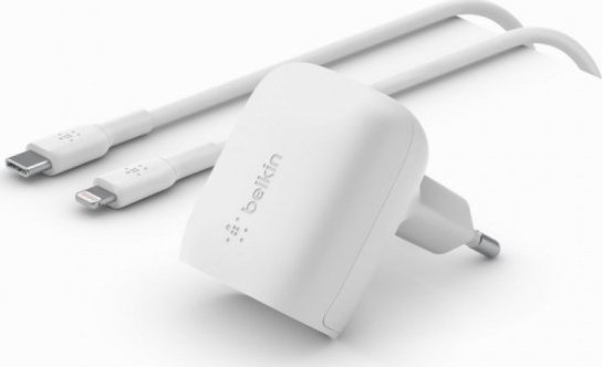 Ładowarka Belkin Belkin BOOST Charge 20W PD+PPD USB-C/Lig.1m wh WCA006vf1MWH-B5