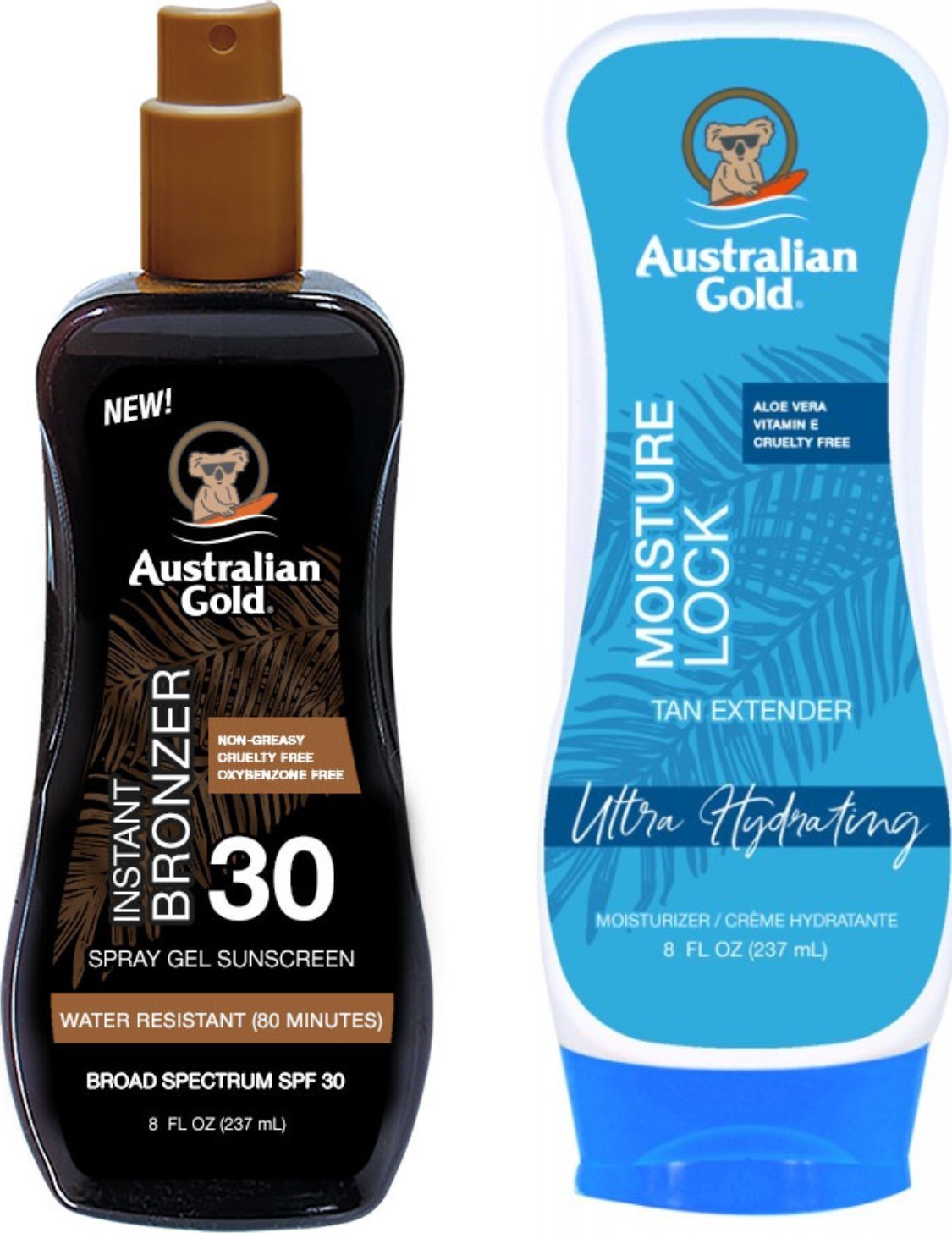 Australian Gold Spray Bronzer SPF30 + Moisture Lock 237ml
