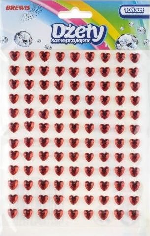 BREWIS Dżety DS53 serduszka czerwone Brewis