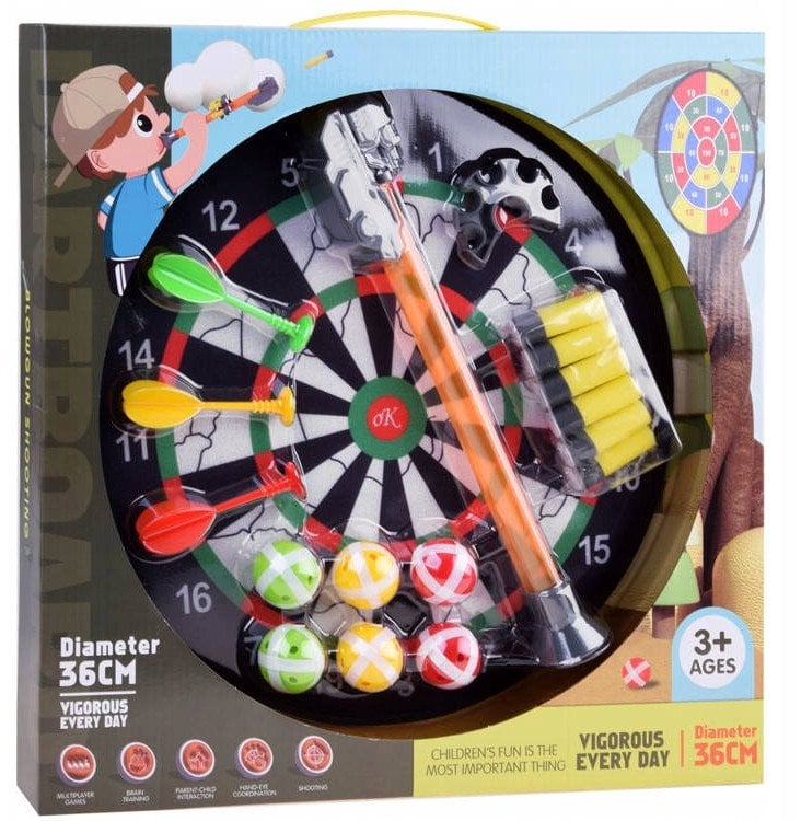 Tarcza na rzepy lotki naboje piłeczki gra SP0727