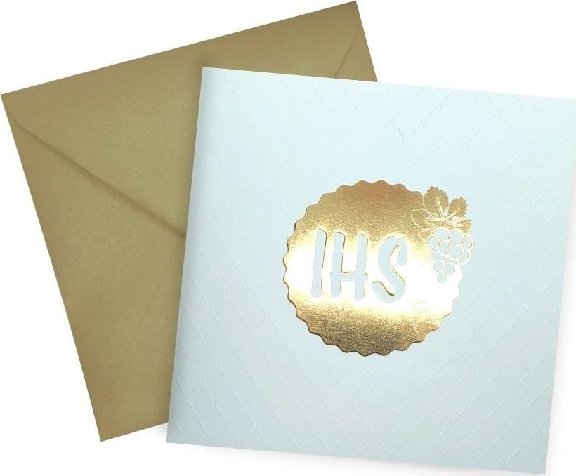 HENRY Karnet KW Tłoczenie Komunia Winogrono