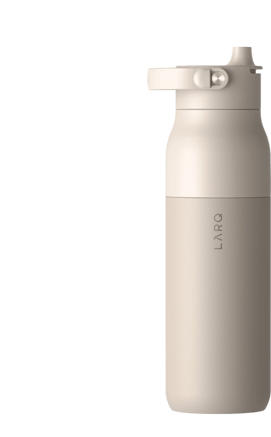 LARQ Bottle PureVis 2 - inteligentna, samoczyszcząca butelka filtrująca, światło UV-C 1L (granite white)