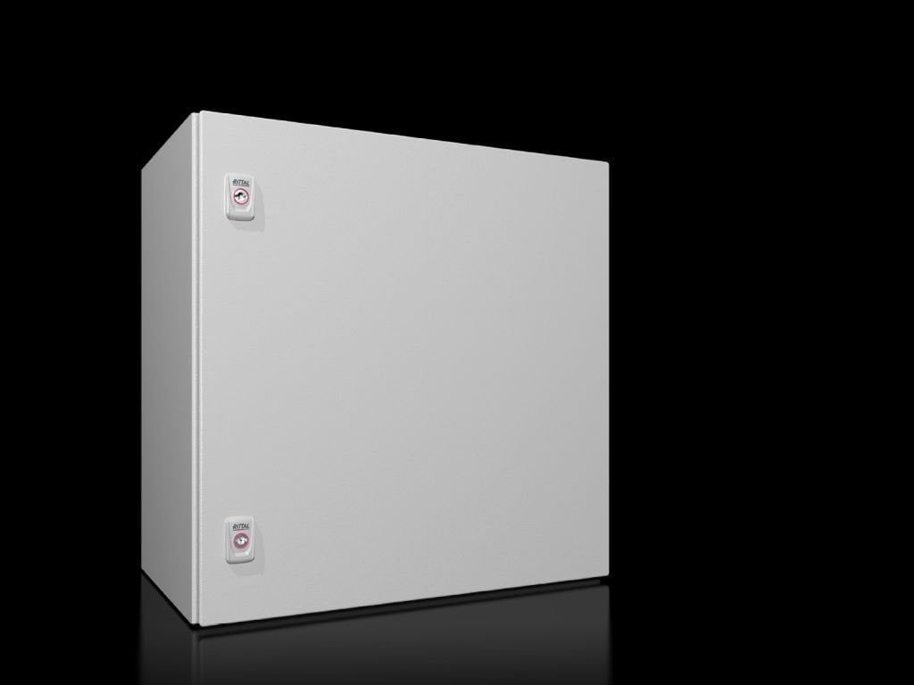 Rittal AX Obudowa kompaktowa 600x600x350 mm blacha stalowa z pł. mont. jednodrzwiowa 2 zamki dźwigienkowe 1360.000