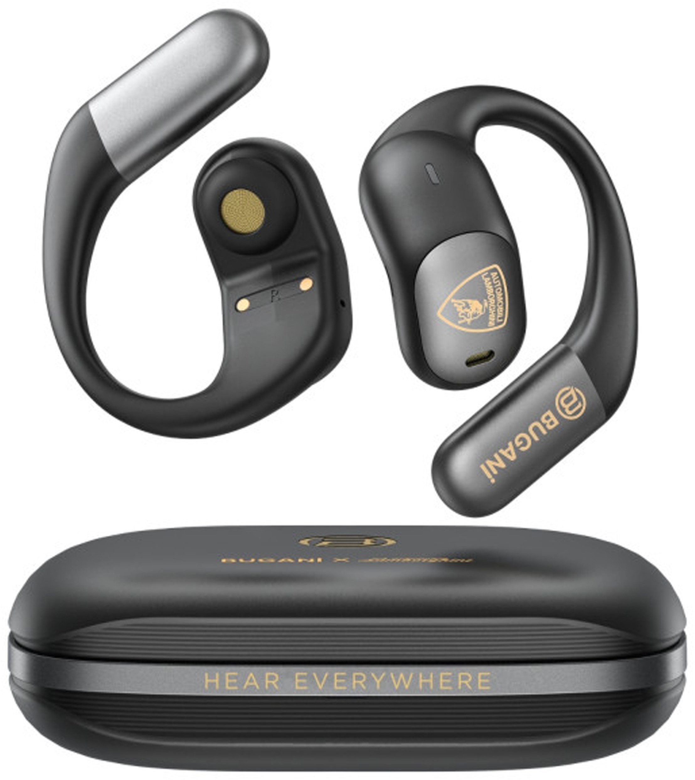 BUGANI Free B15 Lamborghini Limited edition - black - Słuchawki TWS typu Open Ear