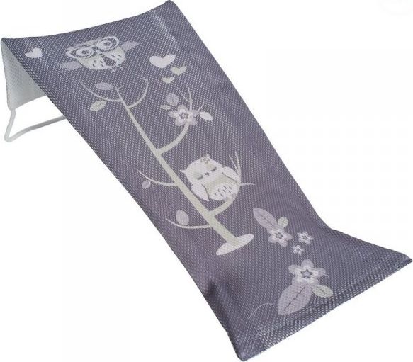 Tega Baby LEŻACZEK KĄPIELOWY Z WIZERUNKIEM SOWA SZARY/SO-026-106/