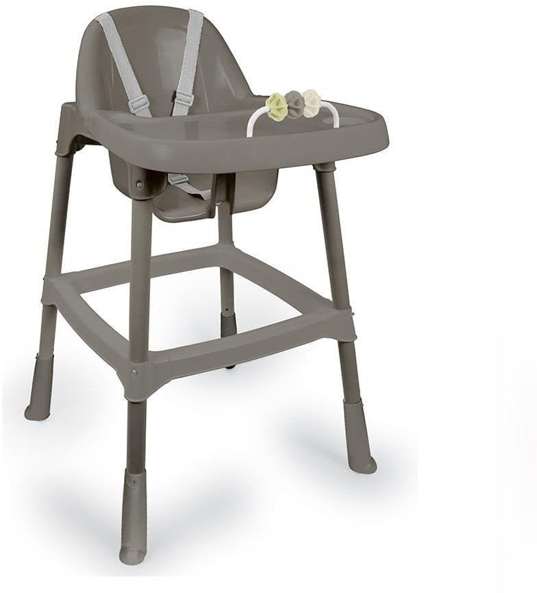 DOLU krzesłko do karmienia szare deluxe 7566 75666
