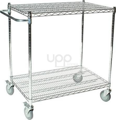 vidaXL Wzek magazynowy UPMAG 2-półkowy (46x61x100cm)