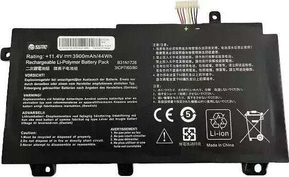 Bateria Extra Digital Nešiojamo kompiuterio baterija ASUS B31N1726, 3900mAh, Extra Digital Advanced