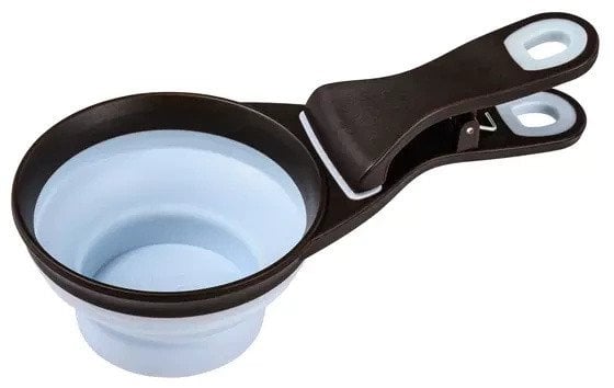 ZOLUX Miarka 2w1 z klipsem do karmy L niebieska 22x12 cm