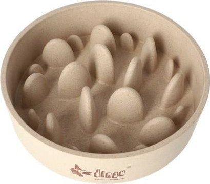 Dingo Bambus Miska dla Psa Spowalniająca Beż 1430ml 22cm