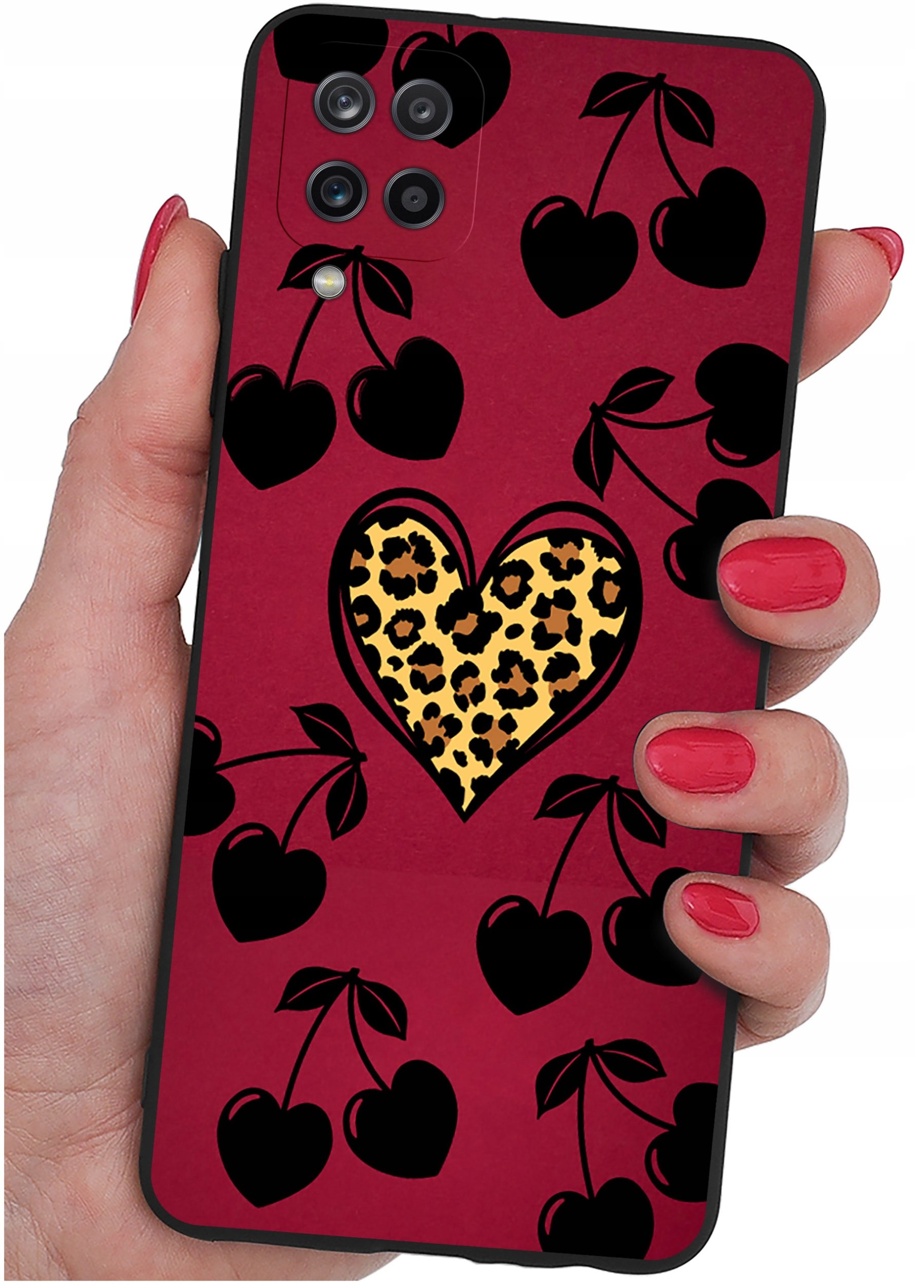 Etui do Samsung Galaxy A12|M12 WZORY |SILIKONOWE MATT CASE + SZKŁO 9H