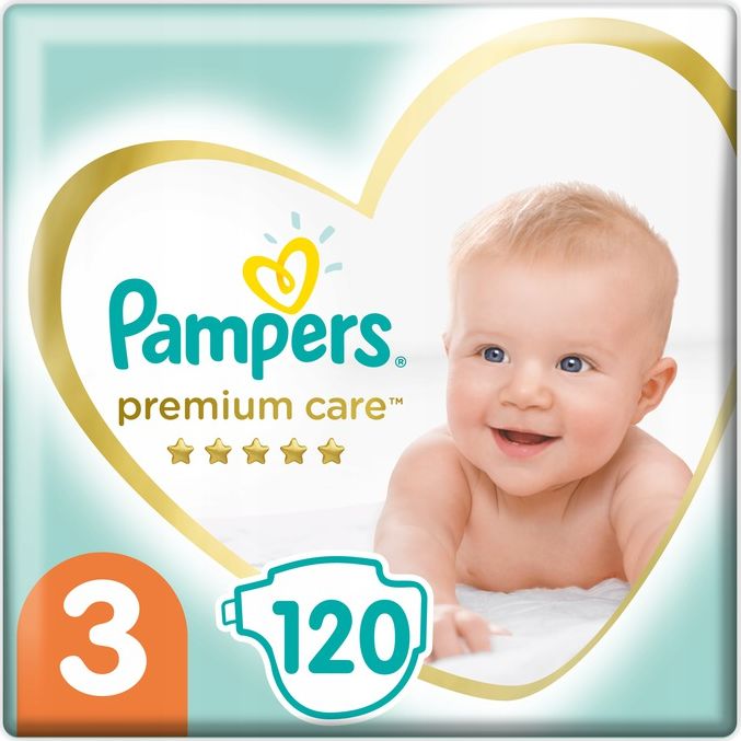 Pampers Premium Care 3, 4-9 kg, 120 szt.