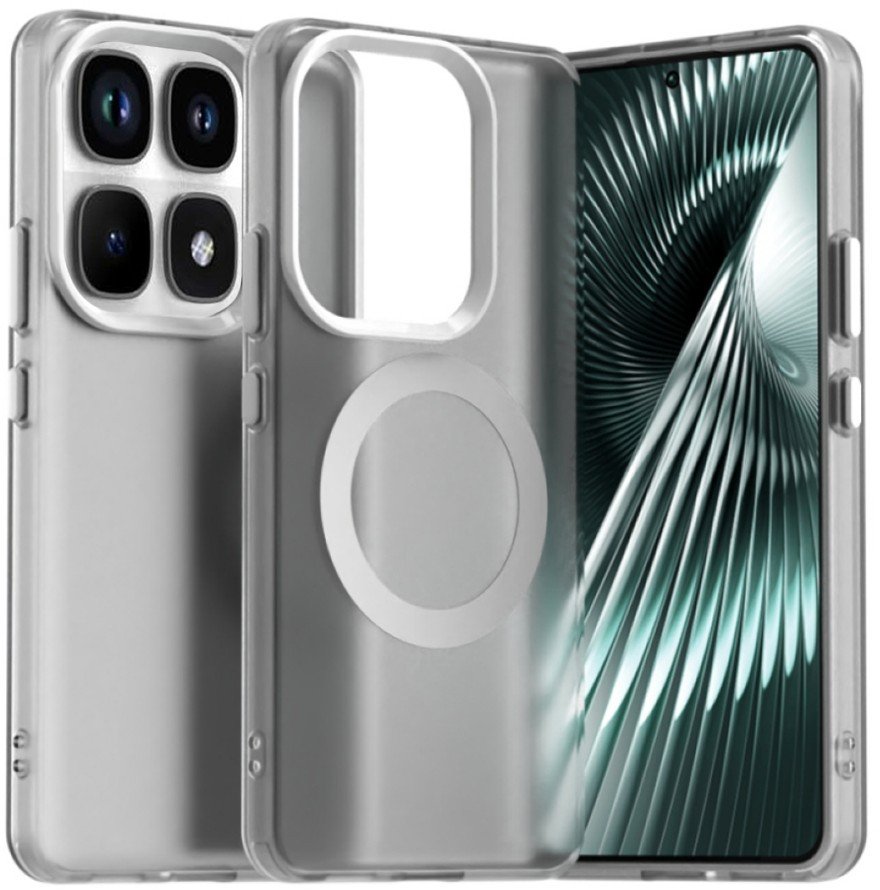 Etui Supero Magsafe do Xiaomi 14T, przezroczyste matowe