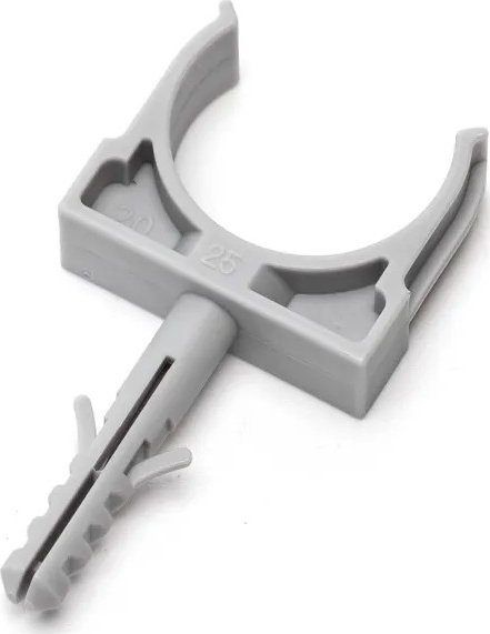 Aigostar Zacisk do rur z PVC w kształcie litery U ze śrubą rozporową, Zacisk do rur z PVC w kształcie litery U ze śrubą rozporową,